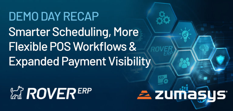 Rover ERP March 2026 Demo Day - Smarter Scheduling, More Flexible POS Workflows & Expanded Payment Visibility